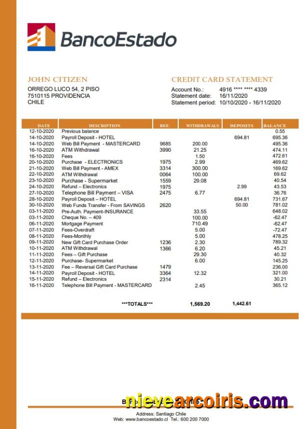 Chile Banco del Estado de Chile